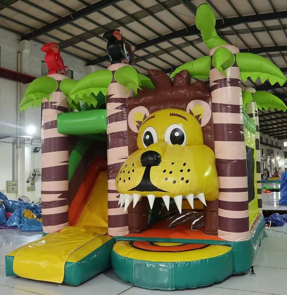 Jungle themed Bouncy Castle